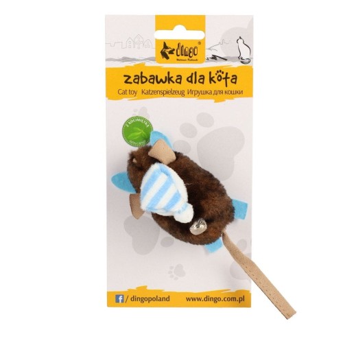 Zabawka dla kota MYSZ "NARCIARZ" 1szt