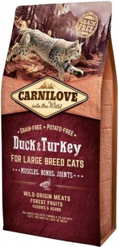 CARNILOVE CAT DUCK&TURKEY FOR LARGE BREED 6KG