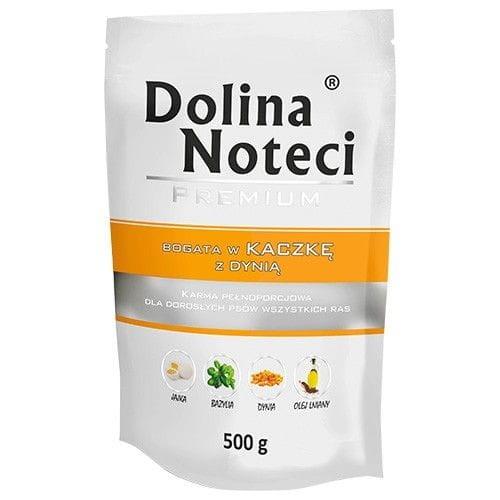 Premium bogata w kaczkę z dynią - mokra karma dla psa - 500g