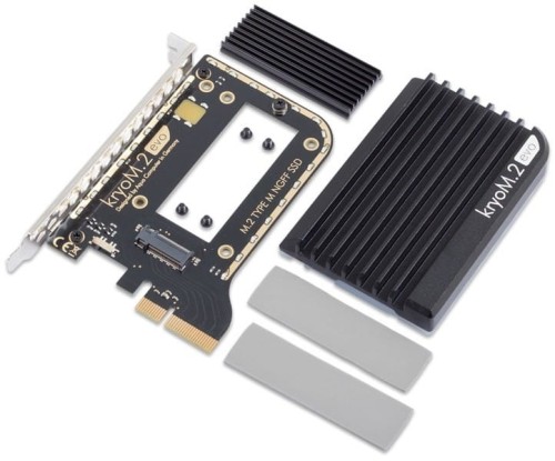 aqua computer kryoAdapter M.2 evo PCIe 3.0/4.0 x4 do dysku SSD M.2 NGFF PCIe