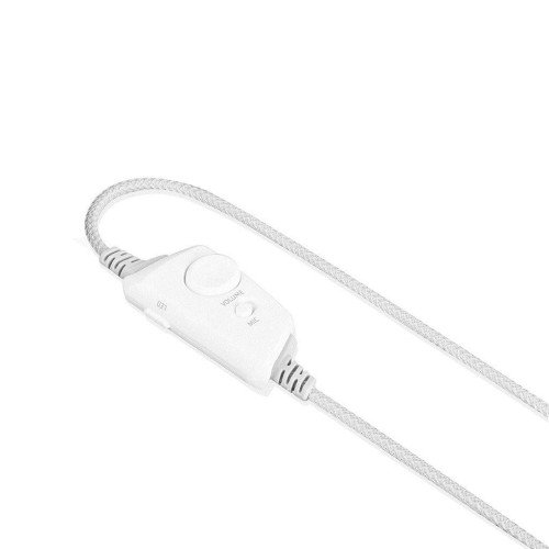 VOLCANO MC-899 PROMETHEUS BIAŁE SŁUCHAWKI NAGŁOWNE Z MIKROFONEM