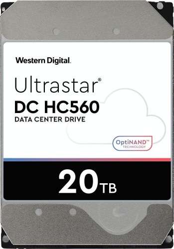 Dysk serwerowy HDD Western Digital Ultrastar DC HC560 WUH722020ALE6L4 (20 TB; 3.5"; SATA III)