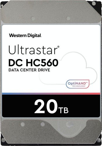 Dysk serwerowy HDD Western Digital Ultrastar DC HC560 WUH722020ALE6L4 (20 TB; 3.5"; SATA III)