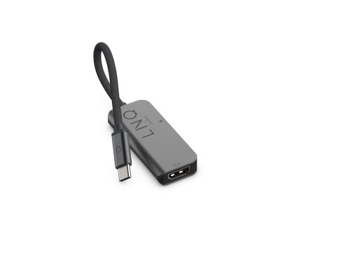 HUB USB-C ADAPTER 2IN1 (1X HDMI 2.0 4K/60HZ, 1X USB-C PD 100W DO ZASILANIA), PLECIONY KABEL 15 CM
