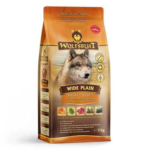 WOLFSBLUT Wide Plain Light horse/sweet potatos 2kg