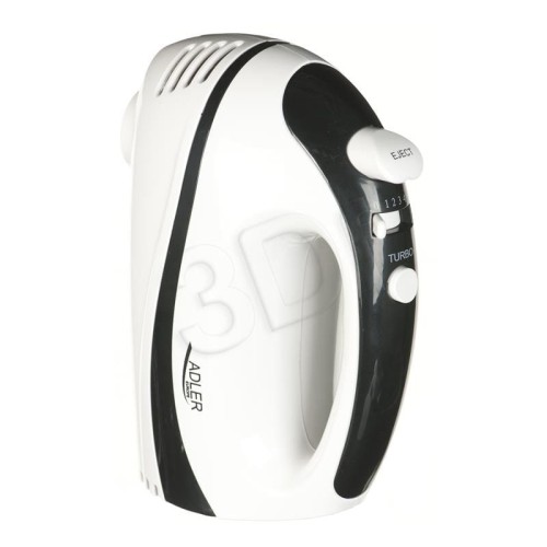 Mikser ręczny Adler AD 4205 (300W; kolor biały, kolor czarny)