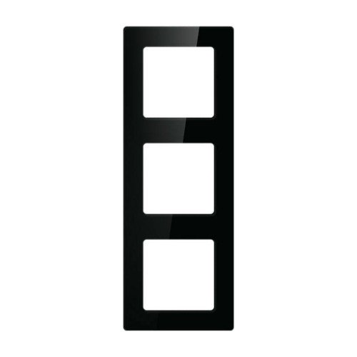 Ramka do włączników Światła Avatto N-TS10-Frame-B3 Potrójna (czarna)