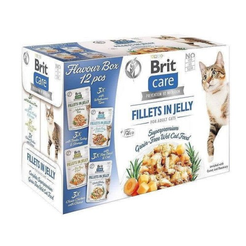Care Cat FJ Flavour Box in Jelly Pouch 12x85g