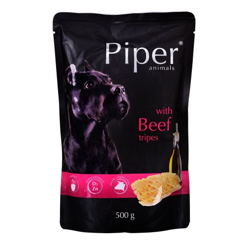 Piper Animals z żołądkami wołowymi - mokra karma dla psa - 500g