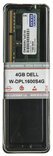 Pamięć GoodRam W-HP16S04G (DDR3 SO-DIMM; 1 x 4 GB; 1600 MHz; CL11)