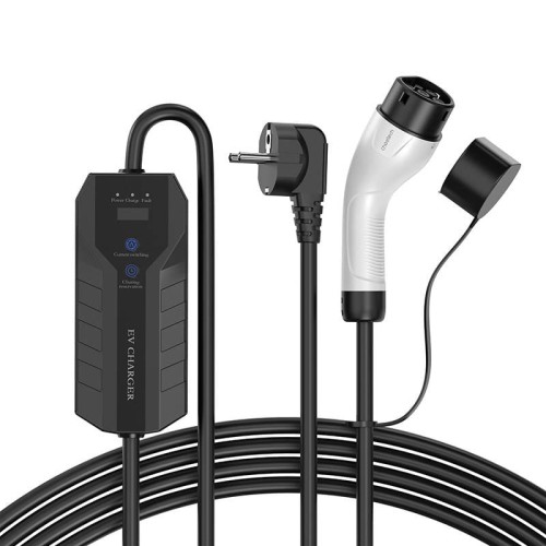 Ładowarka do samochodu elektrycznego Choetech ACG14 3,5 kW, z wyświetlaczem LCD (biała)