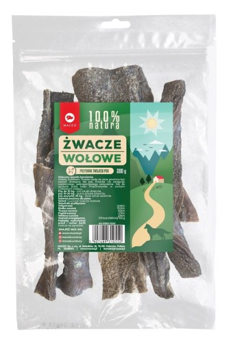 Żwacze Wołowe Przysmak dla psa - 200 g