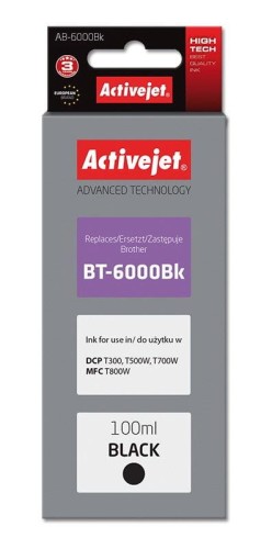AB-6000Bk Tusz Buteleczka z atramentem (zamiennik Brother BT-6000BK; Supreme; 100 ml; czarny)