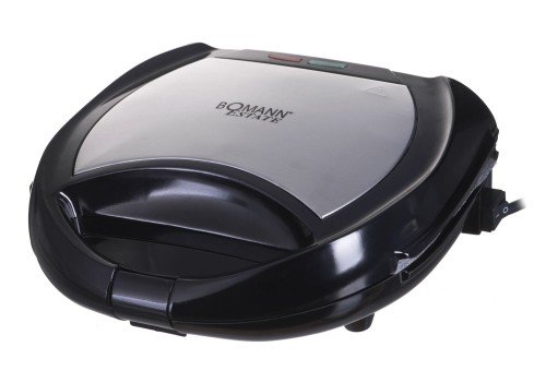 Opiekacz 3 w 1 do kanapek Boman ST/WA 1364 (650W; kolor srebrny)