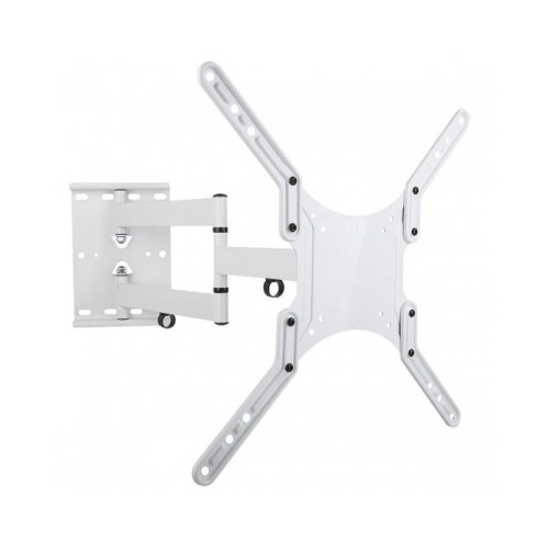 Uchwyt Ścienny TV LED/LCD 23-55 cali 45kg Obrotowy Biały