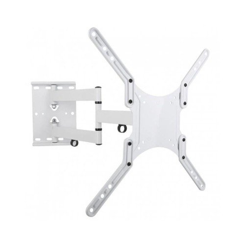 Uchwyt Ścienny TV LED/LCD 23-55 cali 45kg Obrotowy Biały