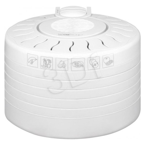 Suszarka do grzybów i owoców Clatronic DR 2751 ( 250W ; kolor biały )