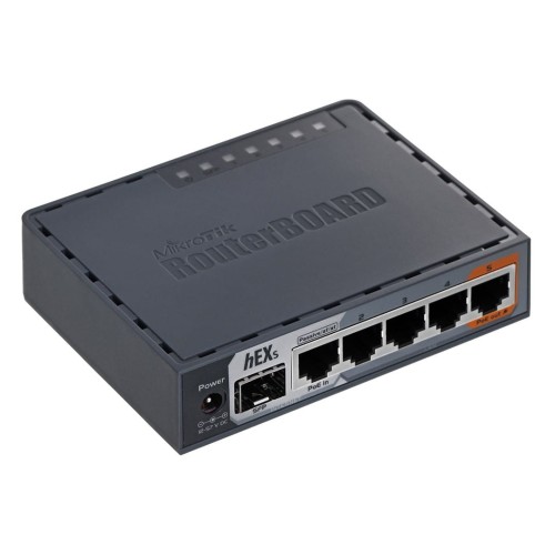 Router Mikrotik hEX S (RB760iGS) Total Ethernet Ports:6; Architecture:MMIPS; CPU core:2