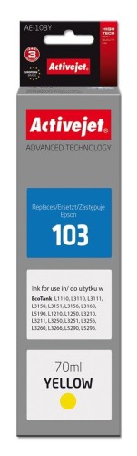 AE-103Y Tusz (zamiennik Epson 103 C13T00S44A; Supreme; 70 ml; żółty)