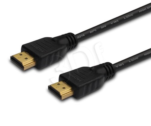 Kabel SAVIO cl-75 (HDMI M - HDMI M; 20m; kolor czarny)