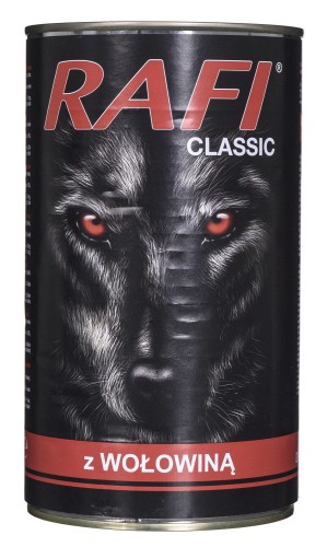 Rafi Classic z wołowiną - mokra karma dla psa - 1240g