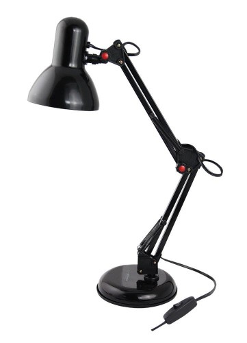 LAMPKA BIURKOWA E27 AVIOR CZARNA ELD112K