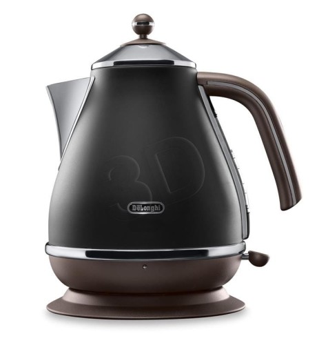Czajnik elektryczny DeLonghi Icona Vintage KBOV 2001.BK (2000W 1.7l; kolor czarny)