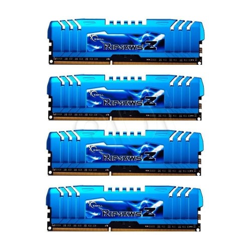 Zestaw pamięci G.SKILL RipjawsX F3-1600C9Q-32GXM (DDR3 DIMM; 4 x 8 GB; 1333 MHz; CL9)