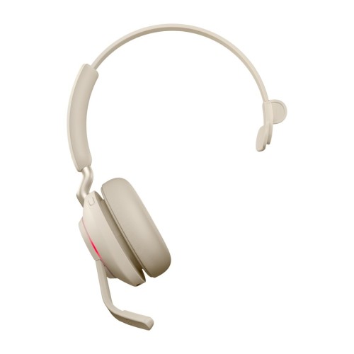 Słuchawki nauszne bezprzewodowe Jabra Evolve2 65 UC Mono Link380c, beige