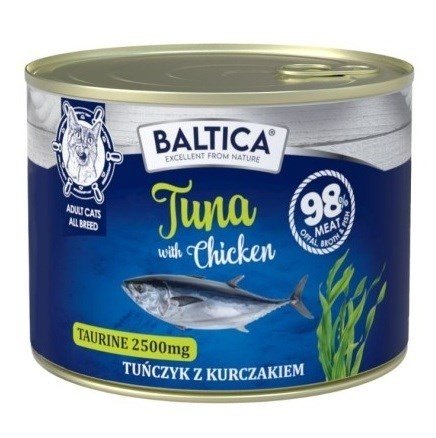 BALTICA EXCELLENT Karma mokra kot Tuna with Chicken (Tuńczyk z kurczakiem) 185g