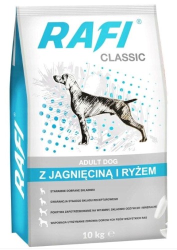 Rafi z jagnięciną i ryżem - sucha karma dla psa - 10kg
