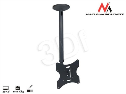 Uchwyt sufitowy do telewizora Maclean MC-504B (Obrotowy, sufitowy, Uchylny; 23" - 42"; max. 30kg)