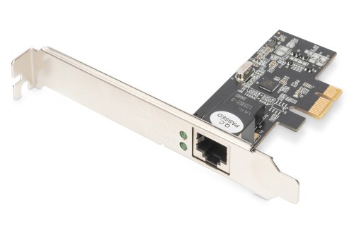 KARTA SIECIOWA PRZEWODOWA PCI EXPRESS 1X RJ45 2.5 GIGABIT ETHERNET 2500MBPS DN-10135