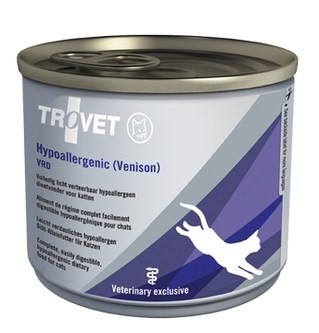 TROVET Hypoallergenic VRD z dziczyzną - mokra karma dla kota - 200g