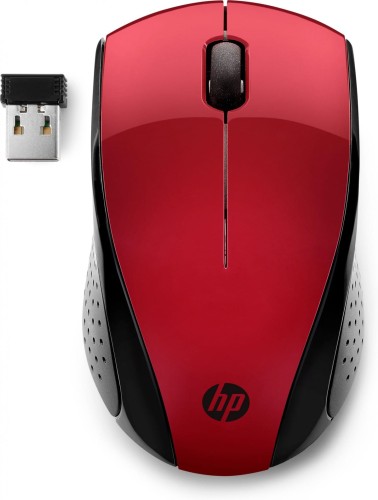 Mysz HP Wireless Mouse 220 Sunset Red bezprzewodowa czerwona 7KX10AA