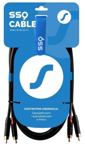 SSQ RCARCA3 - Kabel 2xRCA- 2xRCA 3 metrowy