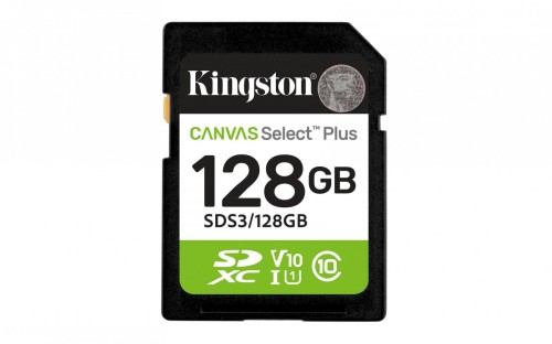 KINGSTON SDXC 128GB Canvas Select Plus Gen3 150MB/s