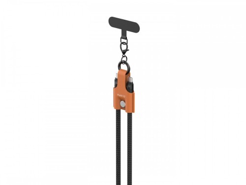 Kabel do ładowania Havit USB-C+USB-C CB6344 1.2M (czarno/szaro/brązowy)