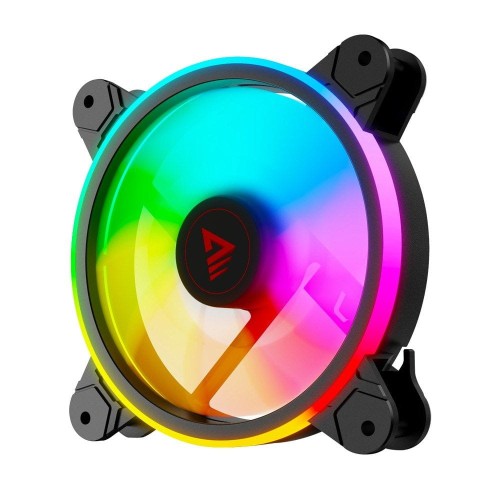ZESTAW 4 WENTYLATORÓW ARGB 120 MM WRAZ Z KONTROLEREM ORAZ PILOTEM FAN-01