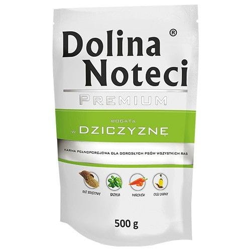 Premium bogata w dziczyznę - mokra karma dla psa - 500g