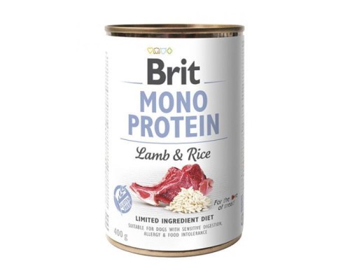 Mono Protein jagnięcina i brązowy ryż - mokra karma dla psa - 400 g