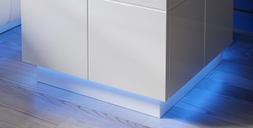 Oświetlenie szafka nocna REJA niebieskie