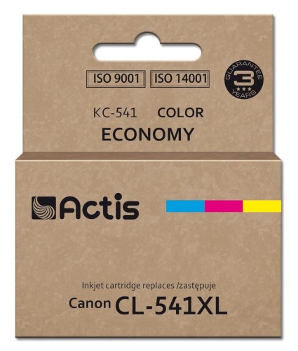 Actis KC-541 Tusz (zamiennik Canon CL-541XL; Supreme; 18 ml; błękitny, żółty, magenta.