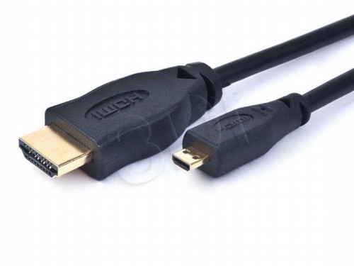 Kabel GEMBIRD CC-HDMID-6 (HDMI M - Micro HDMI M; 1,8m; kolor czarny)