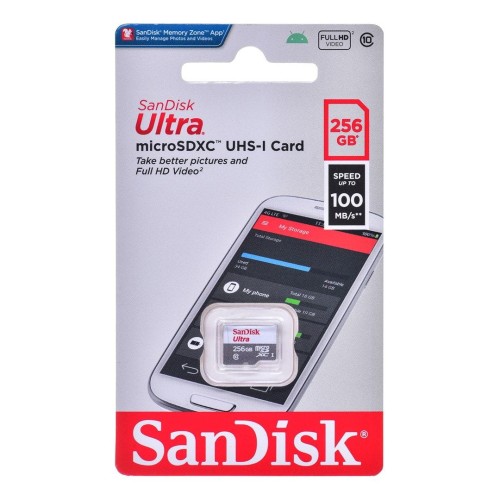 ULTRA microSDXC 256GB 100MB/s A1 CL10 UHS-I