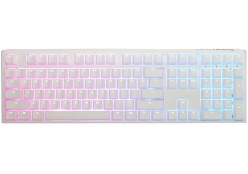 Klawiatura gamingowa Ducky One 3 Aura White, RGB LED - MX-Red (US)