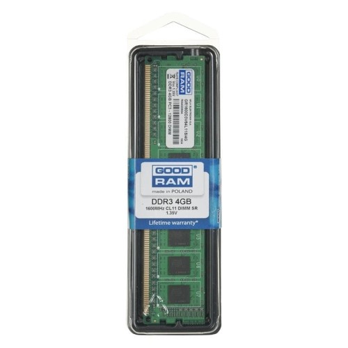Pamięć GoodRam GR1600D3V64L11S/4G (DDR3 DIMM; 1 x 4 GB; 1600 MHz; CL11)