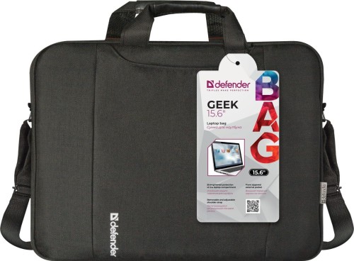 TORBA DO LAPTOPA GEEK 15.6" CZARNA 26084