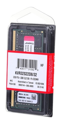 DDR4 SODIMM 32GB 3200MHz CL22 2Rx8