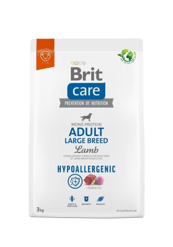 Care Hypoallergenic Adult Large Breed Lamb - sucha karma dla psa - 3 kg